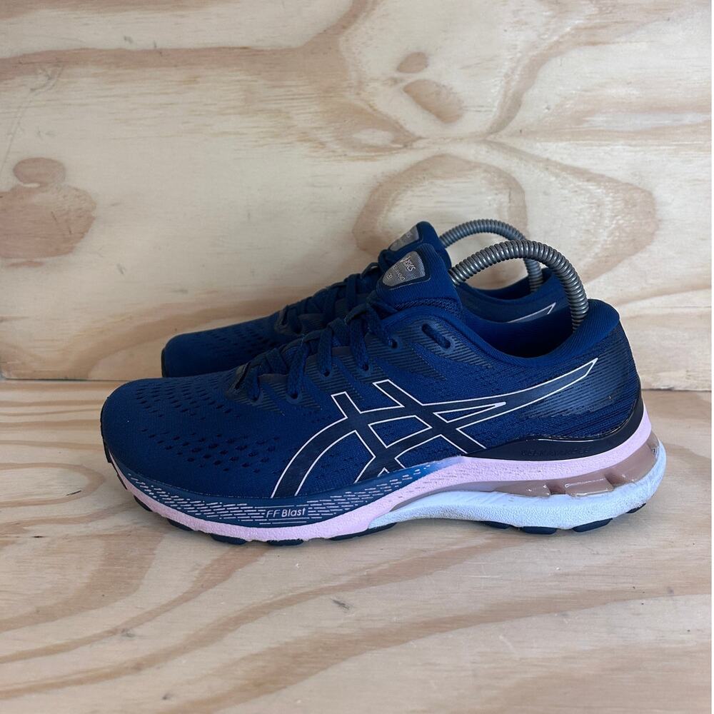 Asics - Gel-Kayano 28 - Running Shoes - Blue - Women's - 8.5 - 1012B047 - Picture 3 of 9